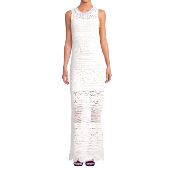 Elie Tahari Vala Crochet Lace Dress